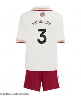 Günstige Arsenal Cristhian Mosquera #3 3rd trikot Kinder 2025-26 Kurzarm (+ Kurze Hosen)